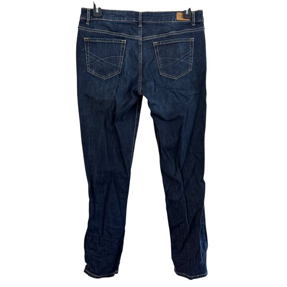 Aeropostale Womens Skinny Jeans Size 12 In Dark Wash Denim Stretch Casual Everyd - Picture 2 of 6